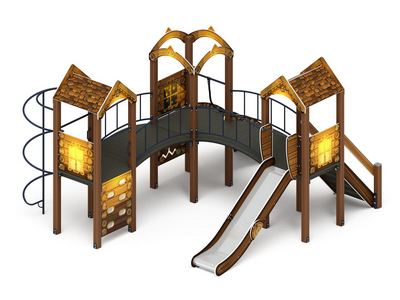 Детская игровая площадка Эко-город приключений-1