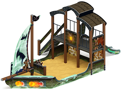 Детская игровая площадка Дейви Джонс-1
