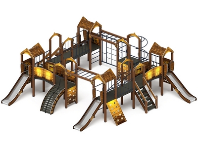 Детская игровая площадка Эко-город приключений-8