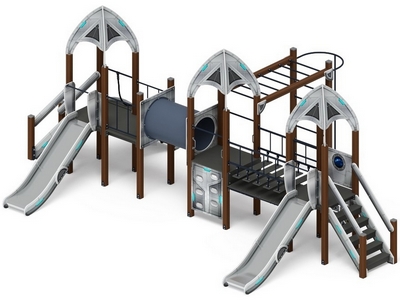 Детская игровая площадка Приключение на орбите-4