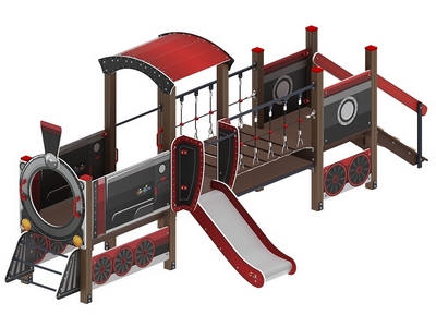 Детская игровая площадка Юный машинист-4