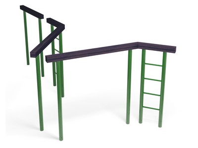 Уличная полоса препятствий Разрушенный мост