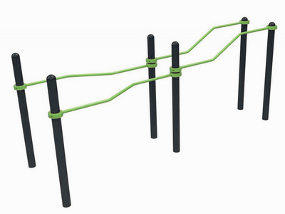 Параворкаут TORUDA брусья двойные 002