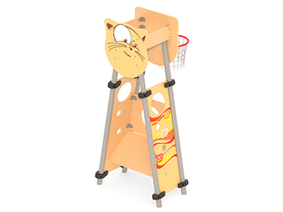 Щит с кольцом для мяча Кот