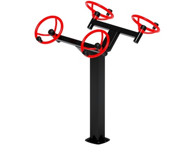 Уличный тренажёр Рули Тренировка 8 (положение стоя)