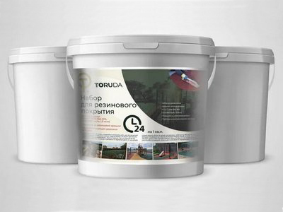 Комплект бесшовного резинового покрытия TORUDA Сделай сам