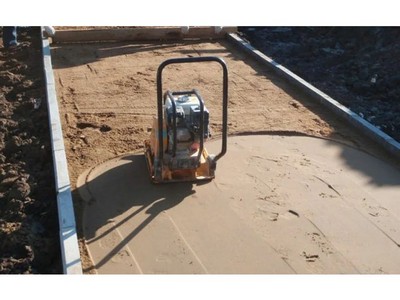 Подготовка сыпучего основания