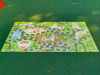 Резиновый тематический коврик Игра