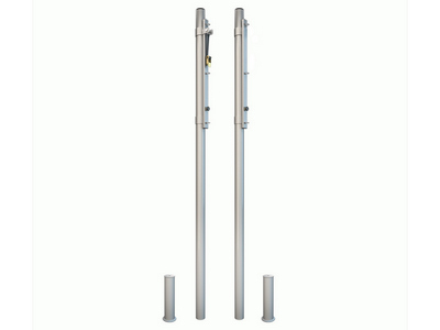 Стойки для волейбола со стаканами Круглые d76 с системой натяжения ОС-07110