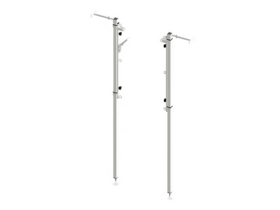 Пристенные стойки для волейбола Универсальные с системой натяжения