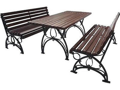 Комплект мебели стальной Плиено 1