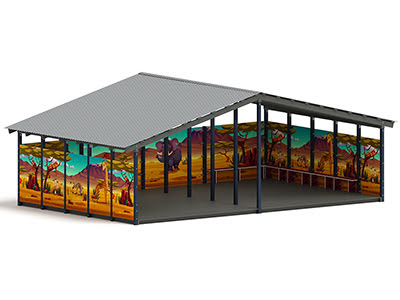 Теневой навес Прохлада 12