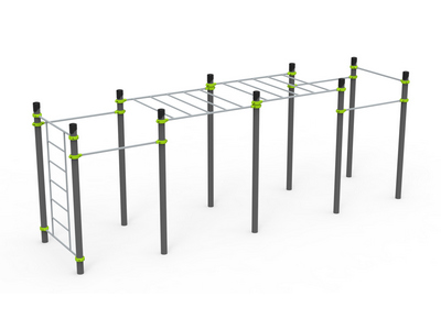 Комплекс рукоходов с турниками и шведской стенкой Доул 4