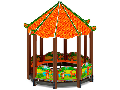 Беседка-пагода Калесита Полянка