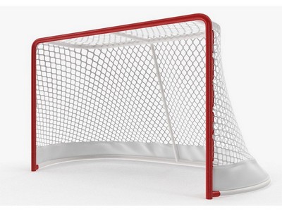 Сетка для хоккейных ворот 1,83х1,22х0,5х1,15м яч. 40х40мм Ø 3,5 (узловая)