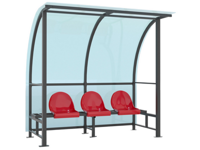 Уличная скамейка для запасных игроков на 3 места