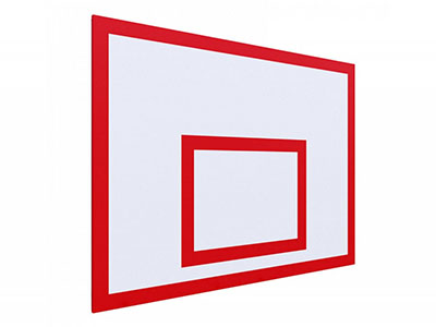 Щит баскетбольный тренировочный ФАНЕРА 1200х900 без рамы