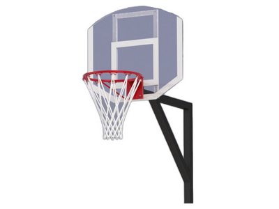 Стойка для стритбола одноопорная бетонируемая (вынос 1250 мм)