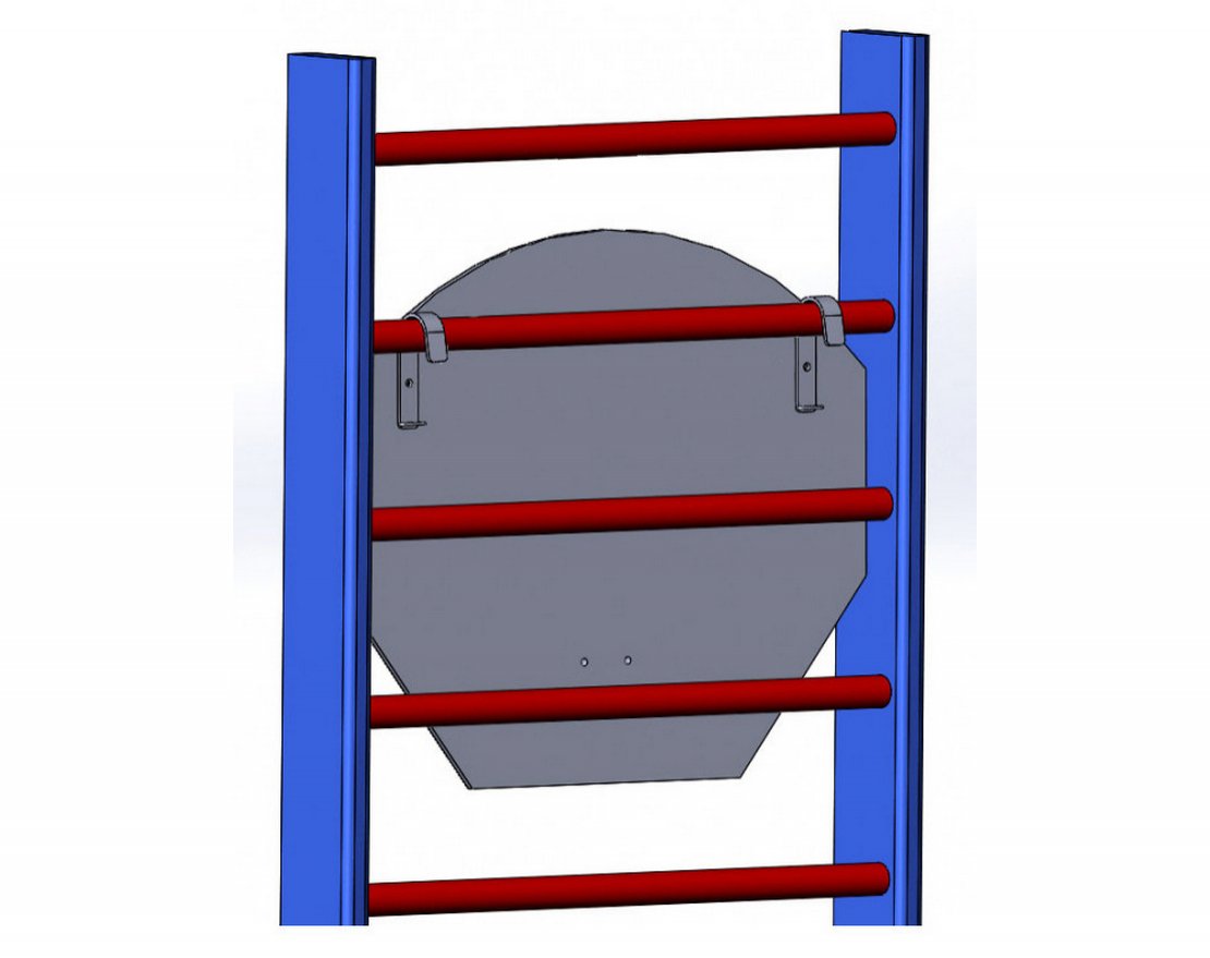 Щит для баскетбола навесной детский, фанера (сетка в комплекте) - вид 2