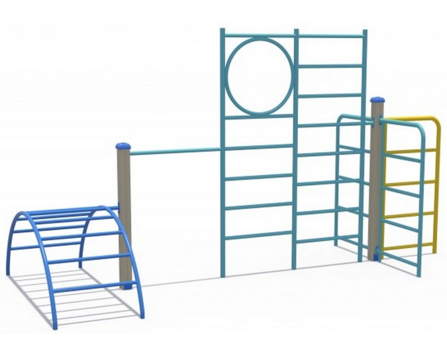 Спорткомплекс для улицы Лаз Паучок ИО 08260 - вид 0