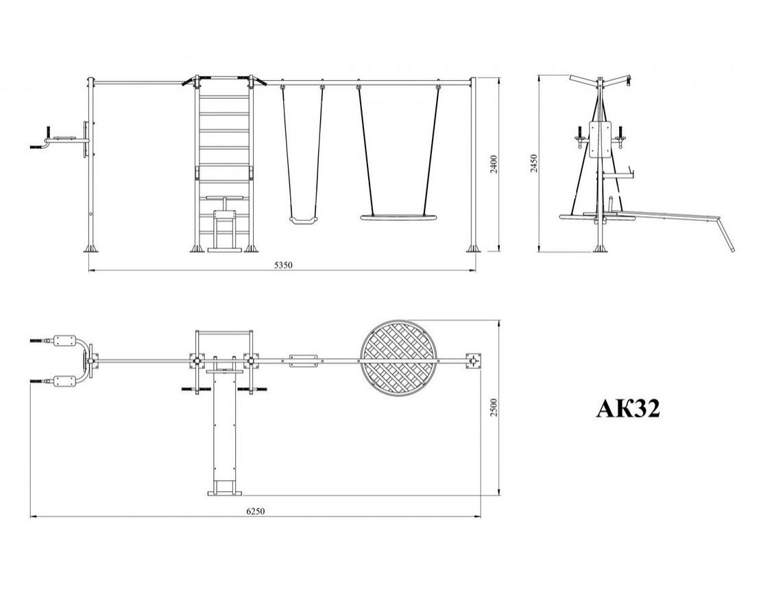Атлетический комплекс АК32 - вид 2