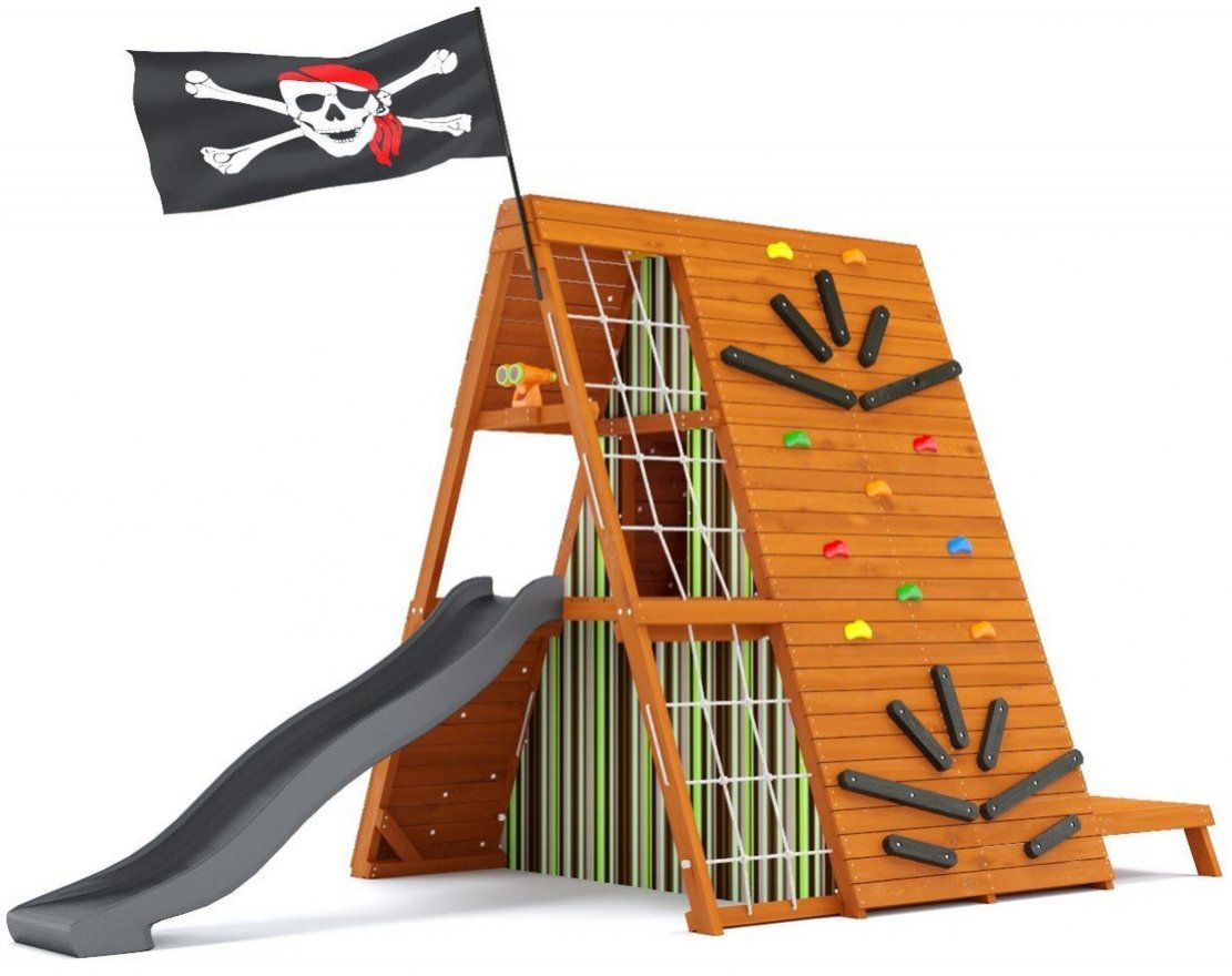 Спорткомплекс для улицы Штабик 3 с креслом - вид 1