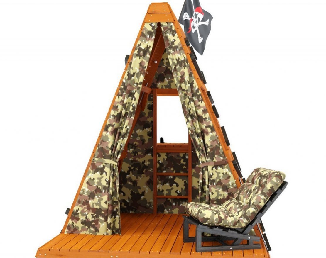 Спорткомплекс для улицы Штабик 3 с креслом - вид 10