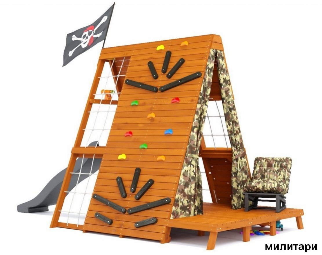 Спорткомплекс для улицы Штабик 3 с креслом - вид 6