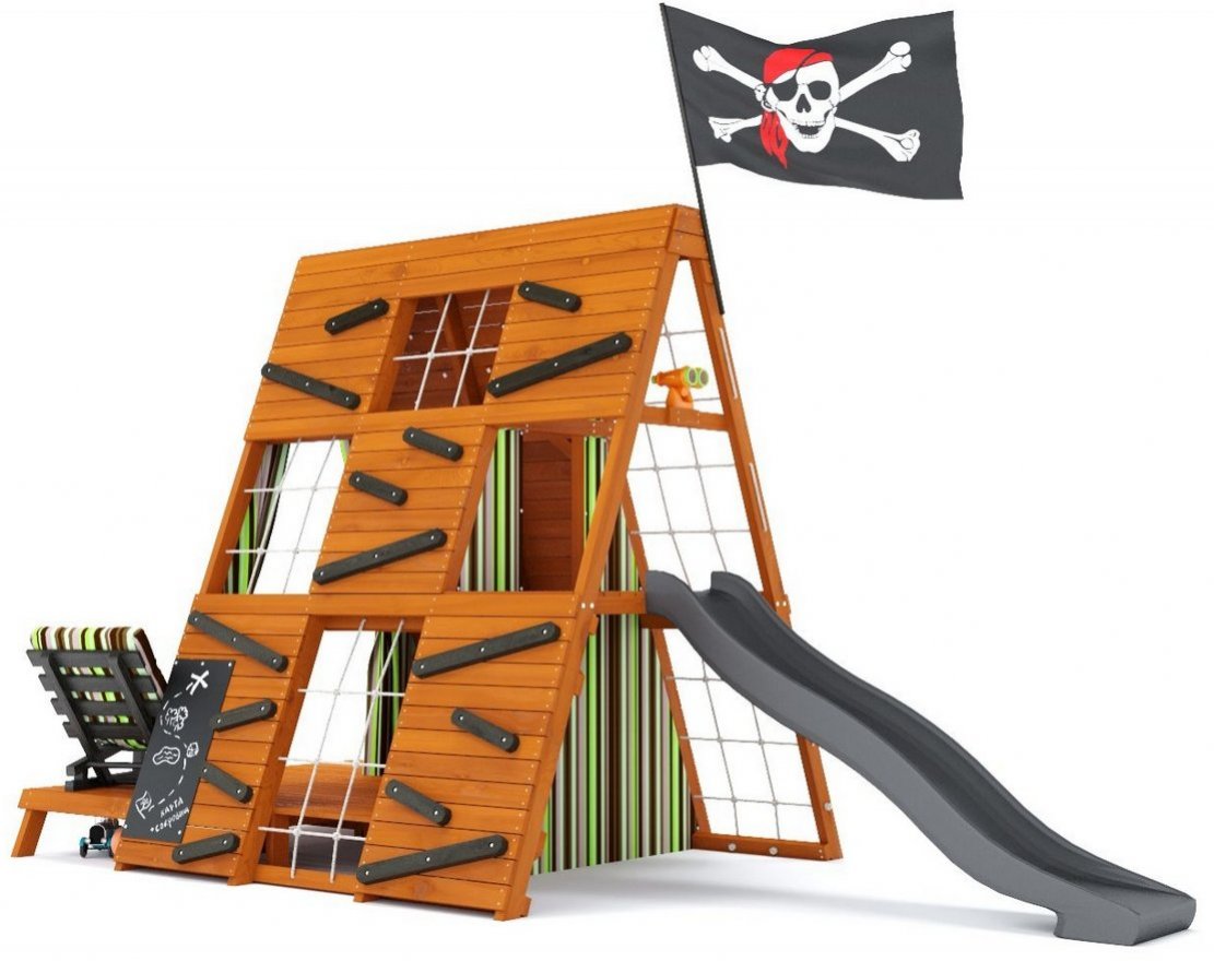 Спорткомплекс для улицы Штабик 3 с креслом - вид 3