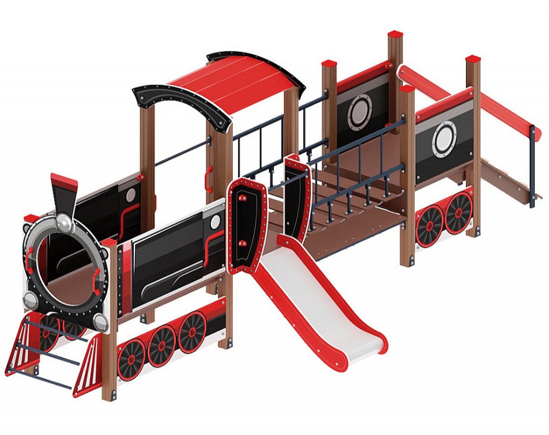 Уличный ДСК Юный машинист-4 - вид 0