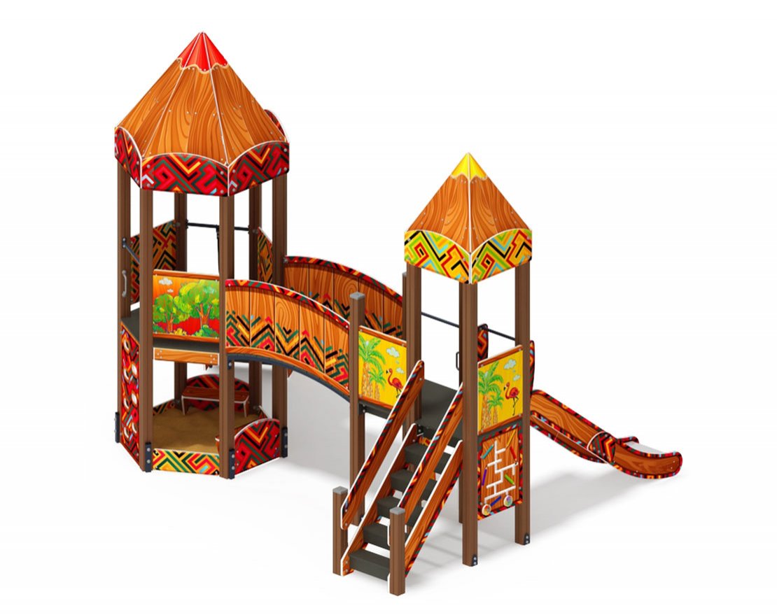 Уличный ДСК Палитра детства-2 - вид 1