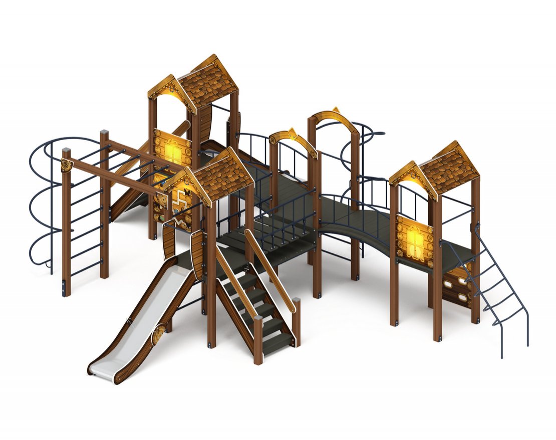 Уличный ДСК Эко-город приключений-5 - вид 0