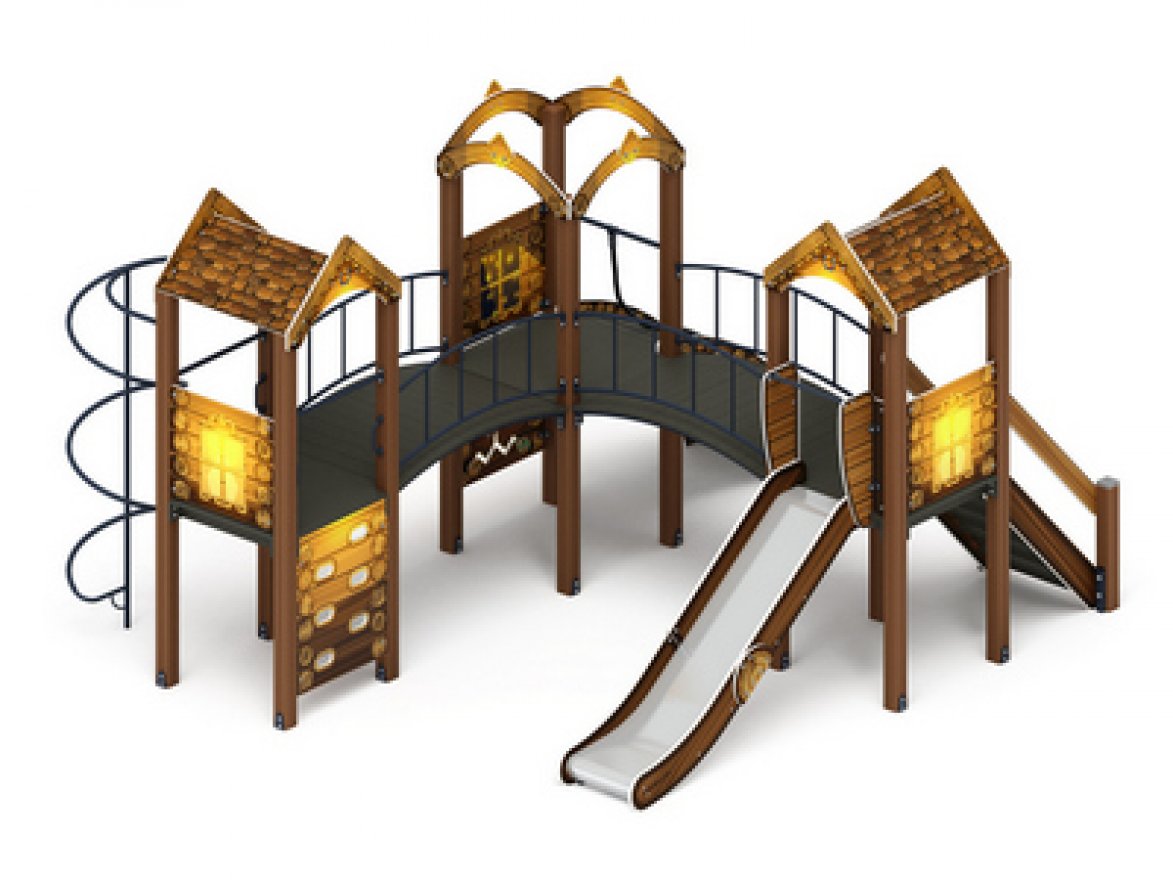 Уличный ДСК Эко-город приключений-1 - вид 0