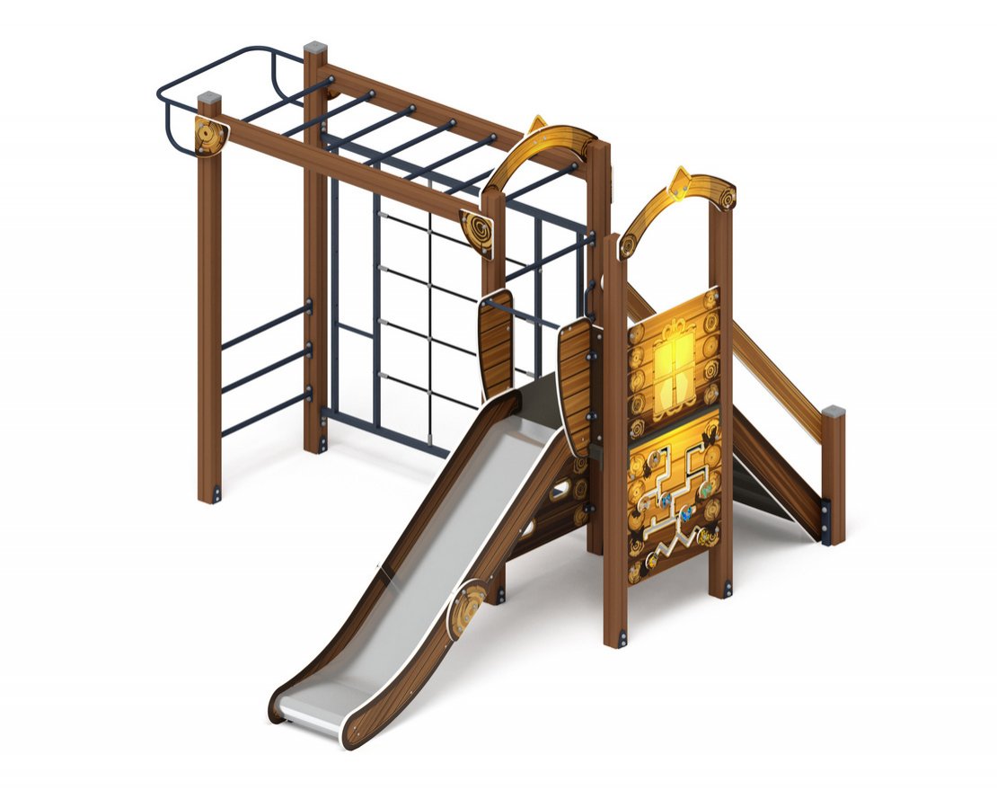 Уличный ДСК Уютный эко-дворик-8 - вид 0