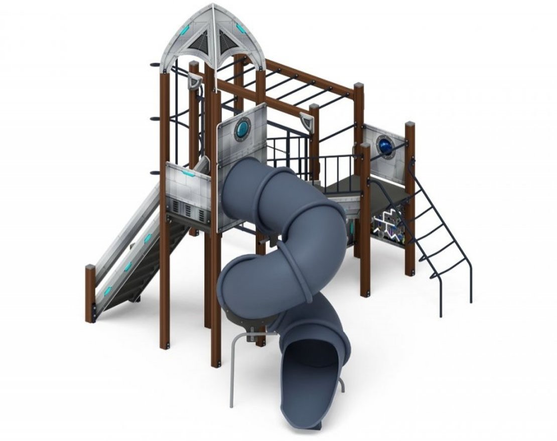 Уличный ДСК Приключение на орбите-3 - вид 1