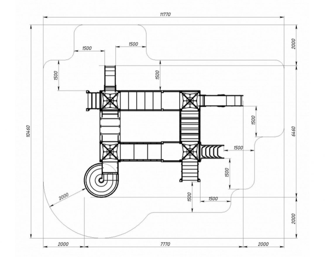 Уличный ДСК Покорение галактики-1 - вид 5