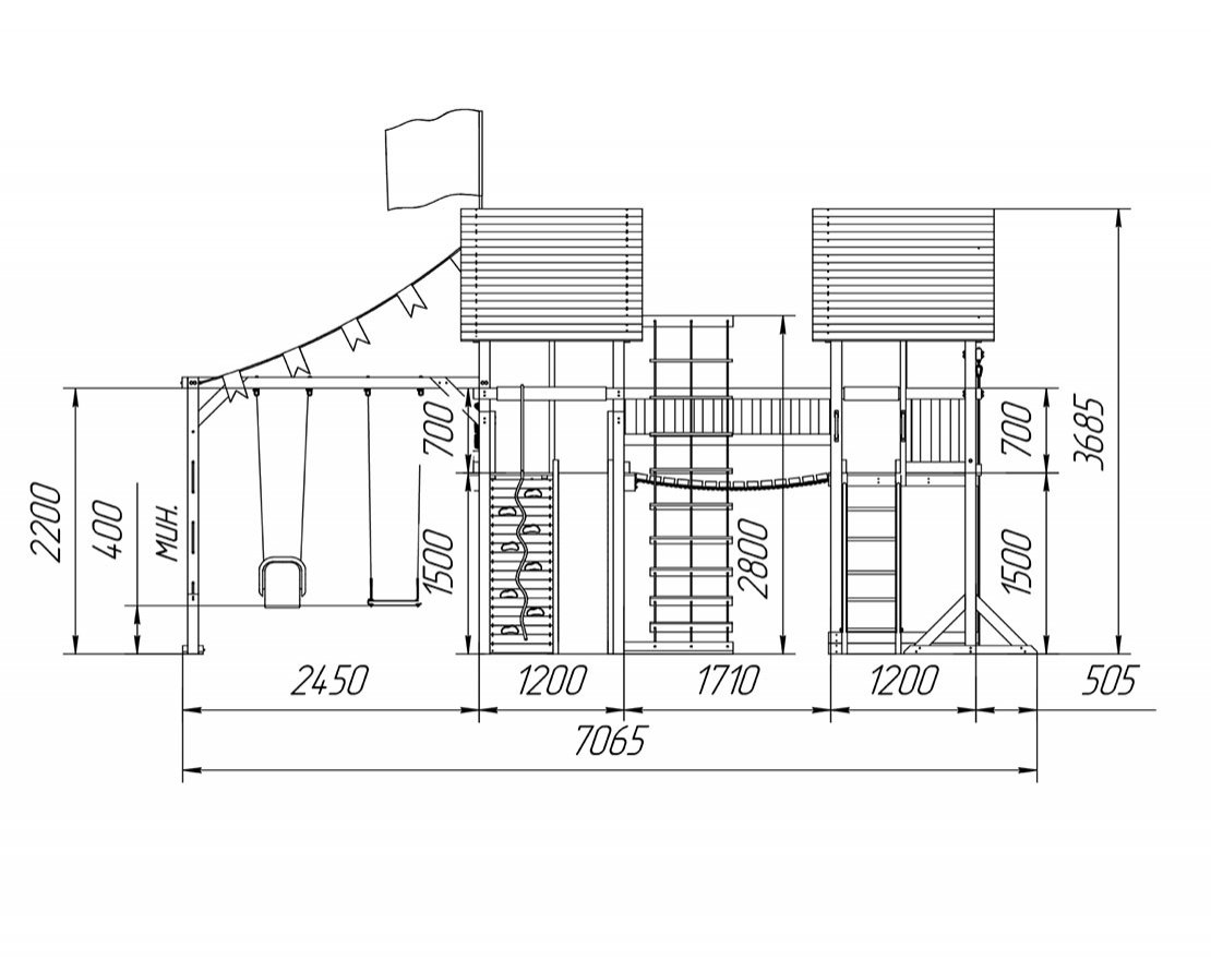 Уличный ДСК Галиот 8 - вид 4
