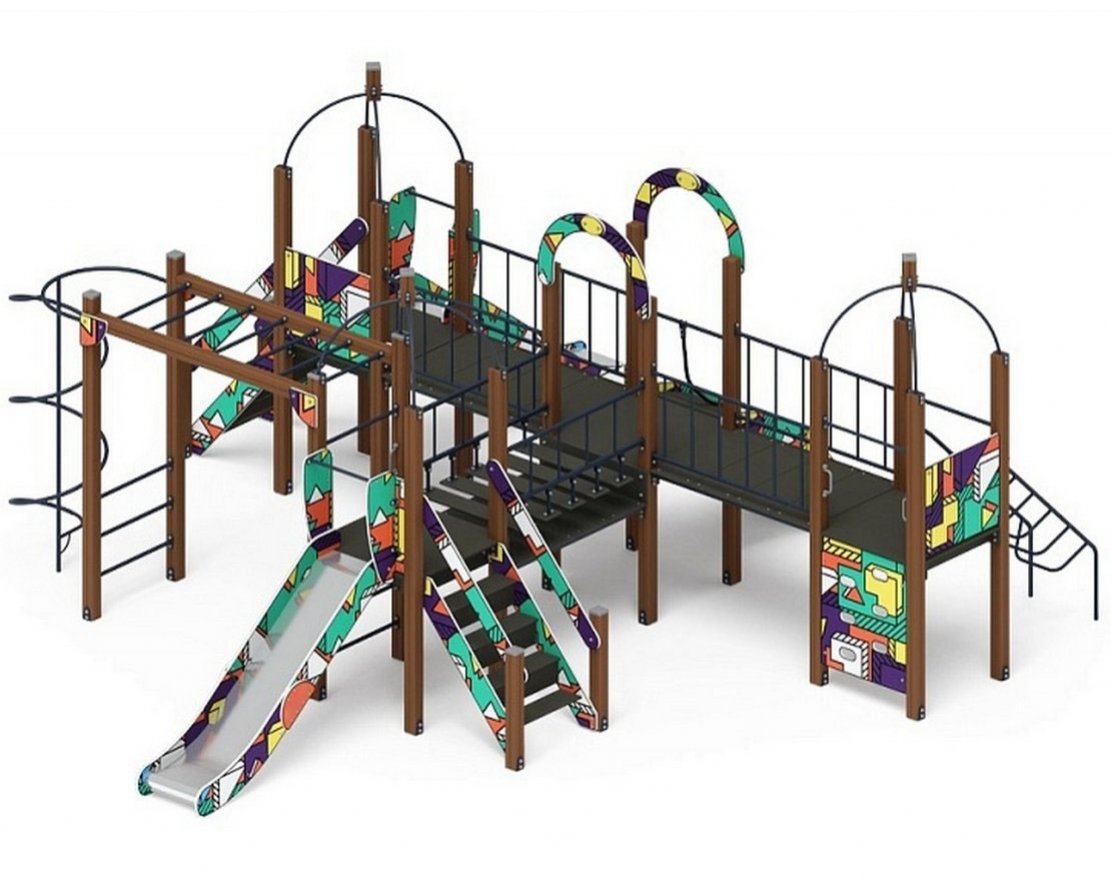 Уличный ДСК Лаборатория веселья-6 (цветная) - вид 0