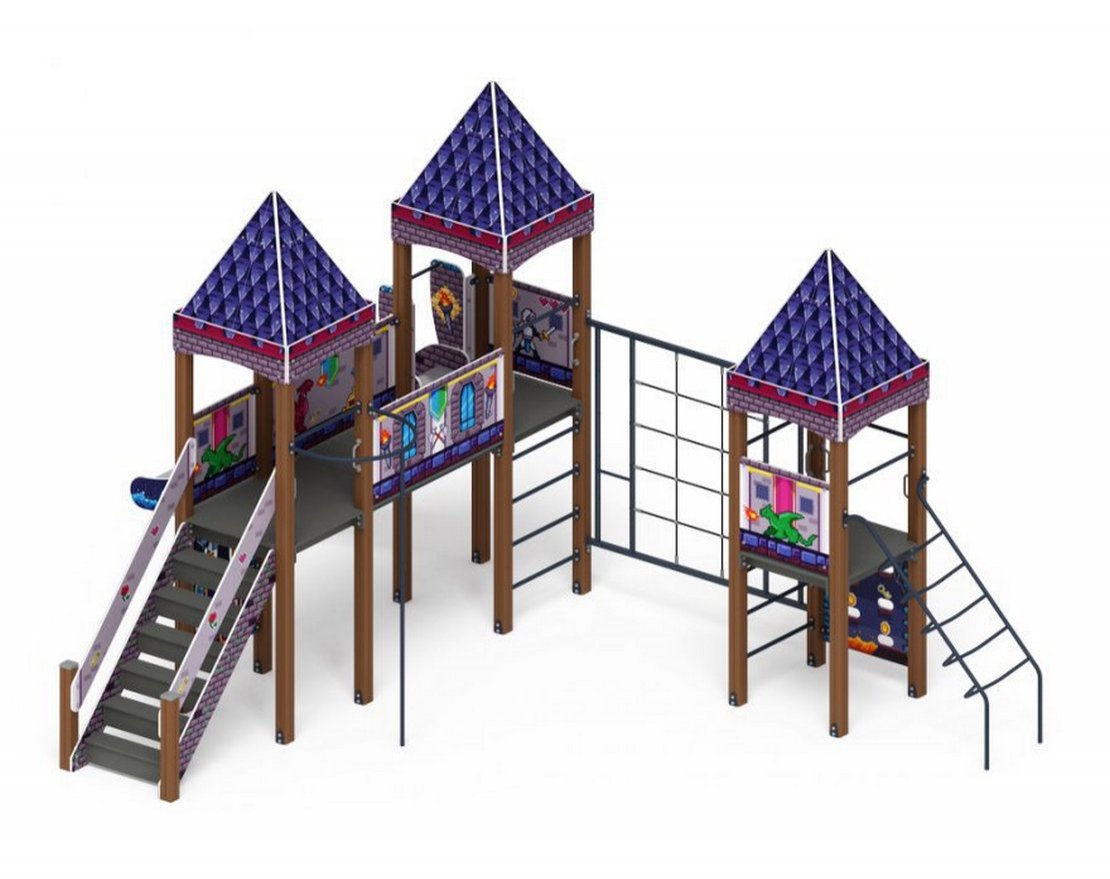 Уличный ДСК Крепость Пиксельград-5 - вид 2