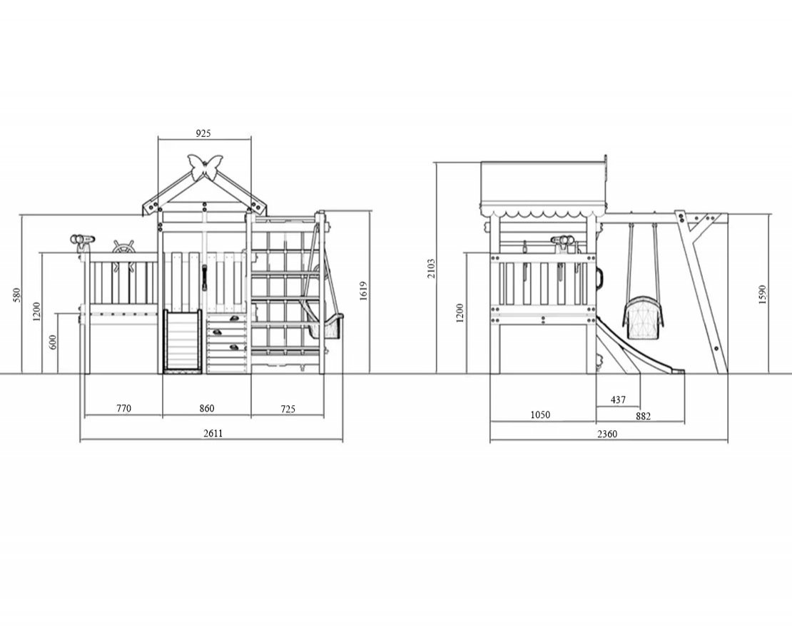Уличный ДСК Финиси 2 - вид 3