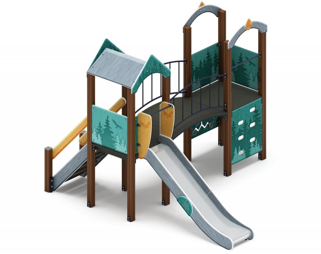 Уличный ДСК Сибирская сказка-2 - вид 1