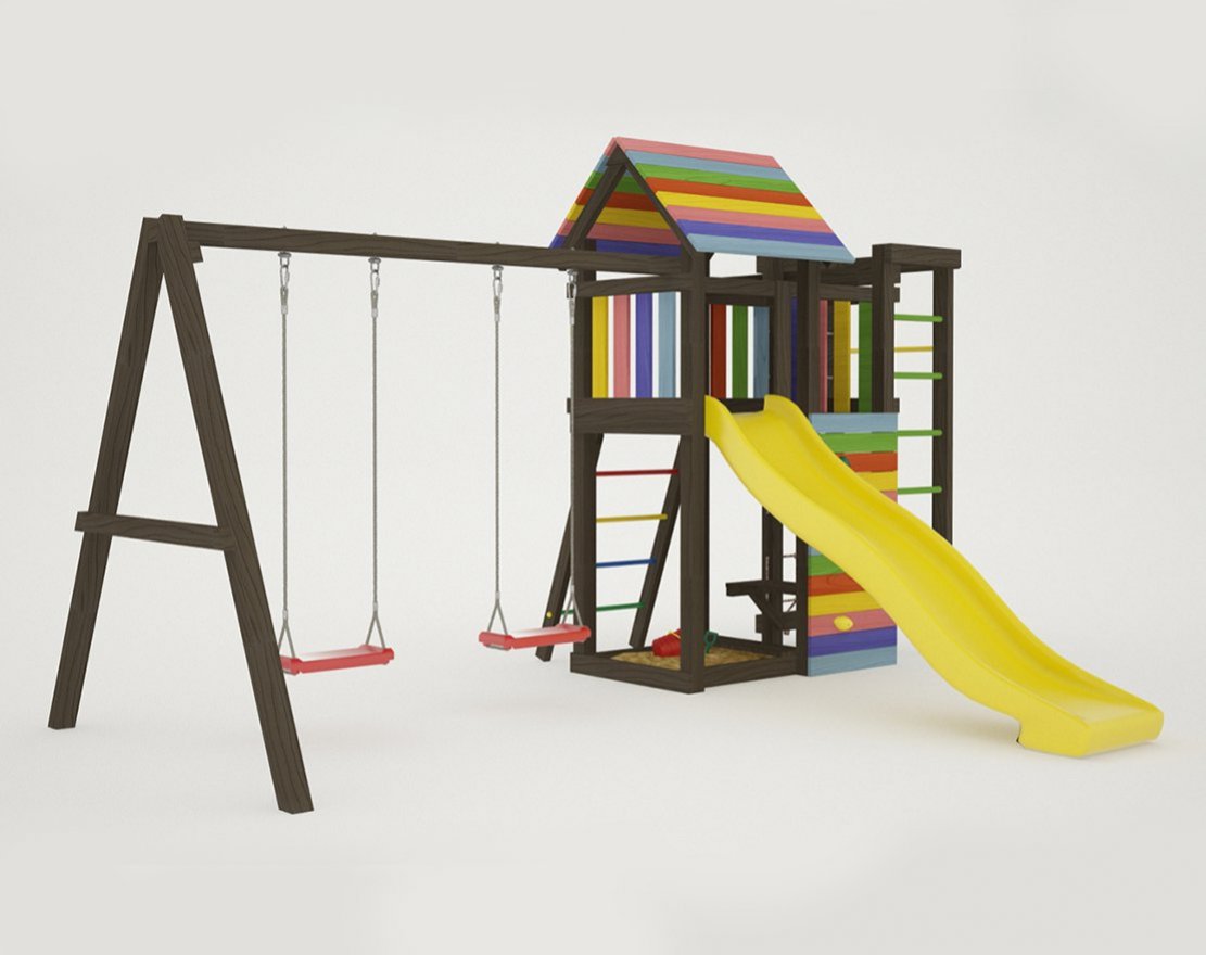 Детская площадка Савушка Мастер 10 (Brown Color)