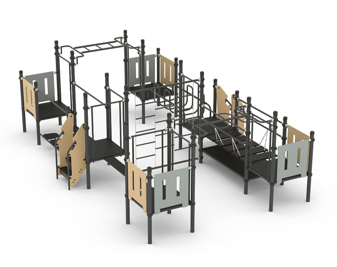 Детская площадка-спортивный комплекс 201.12.00 - вид 2