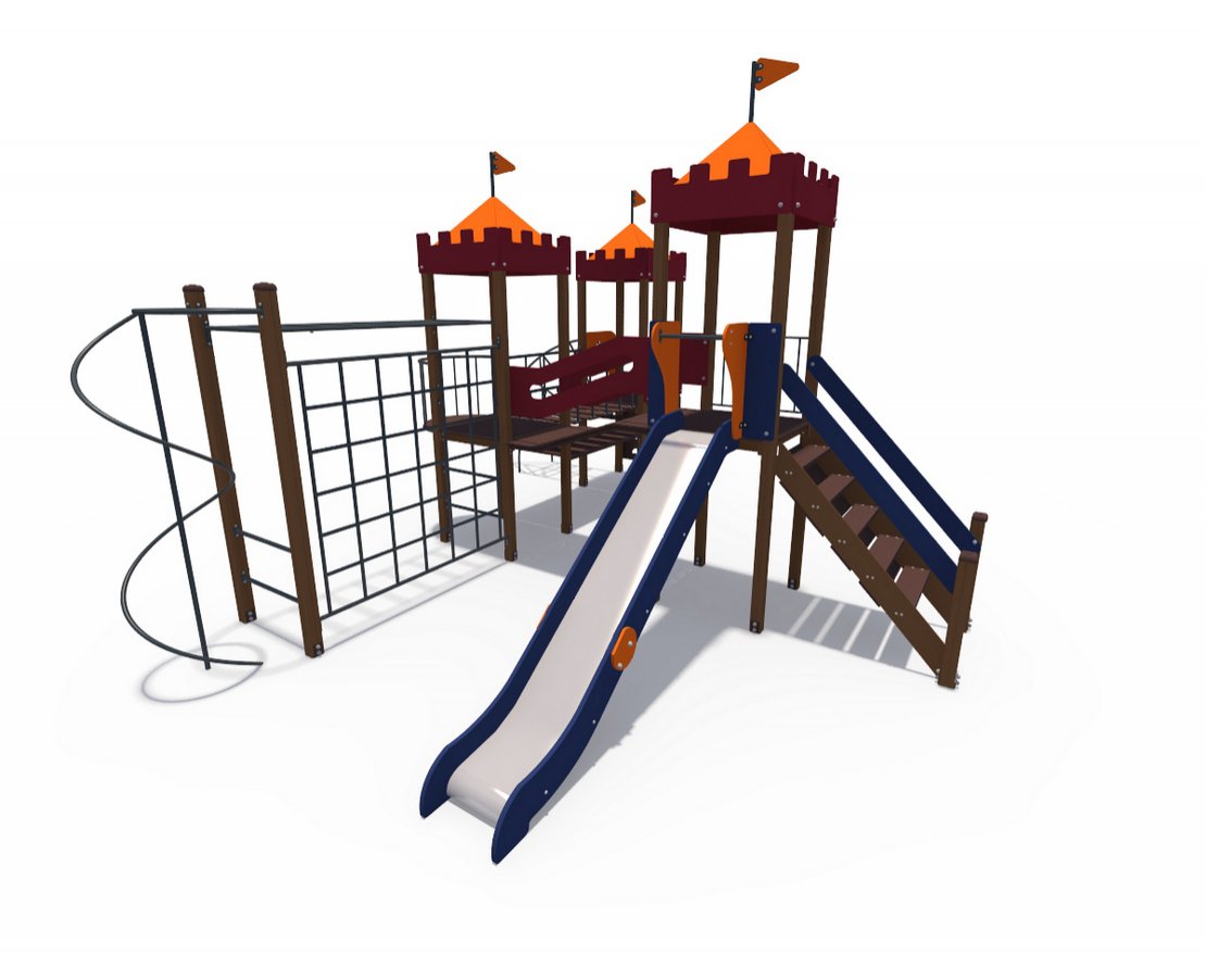 Детский игровой комплекс Империя Форт Н-1200 и Н-1500 ДИО 02070 - вид 0