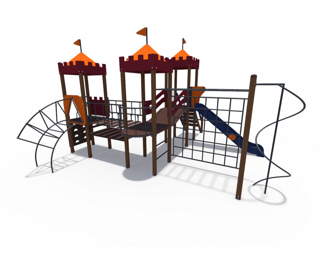 Детский игровой комплекс Империя Форт Н-1200 и Н-1500 ДИО 02070 - вид 2