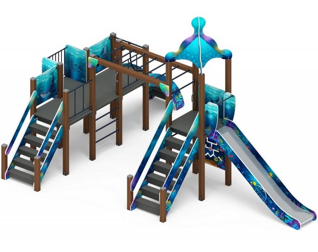 Уличный ДСК Царь Тритон-2 - вид 1