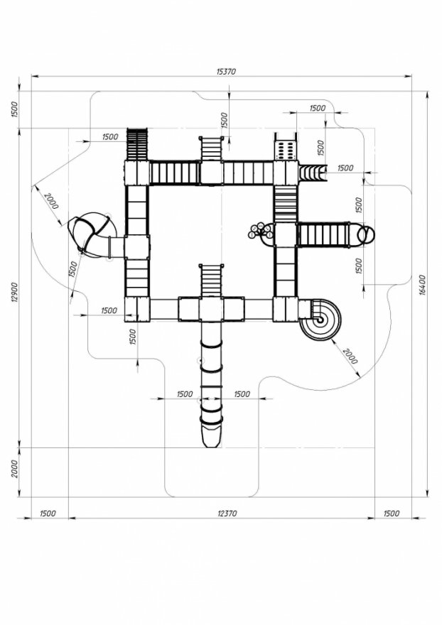 Уличный ДСК Эко-город приключений-7 - вид 5