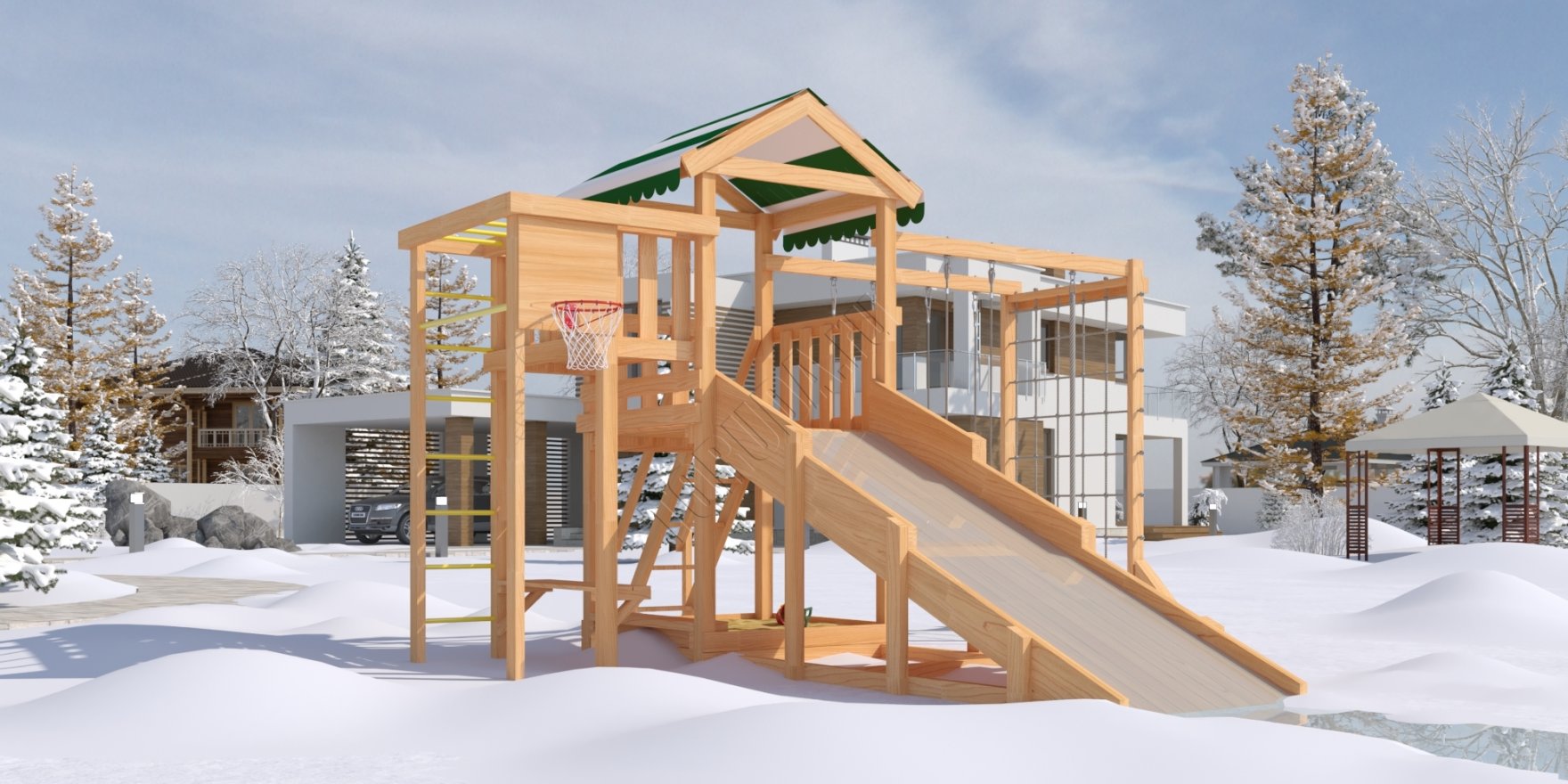 Уличный ДСК Гарда 4 (всесезонная) - вид 6