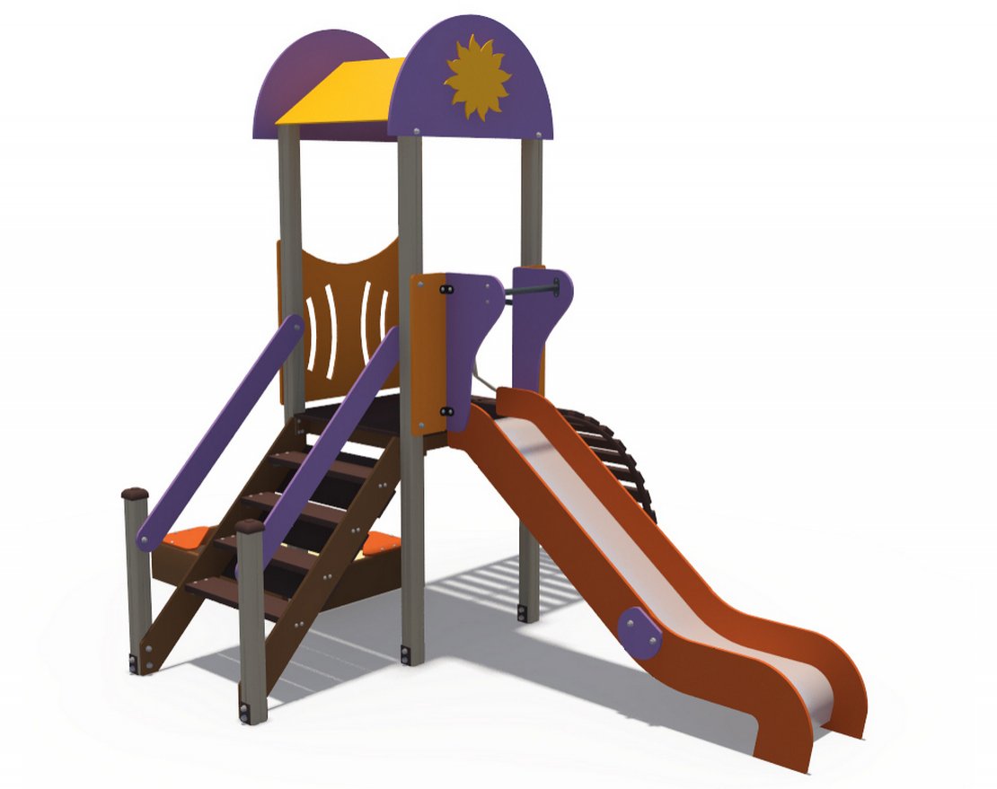 Уличный ДСК Солнышко Лето с песочницей ДИО 03022 - вид 0