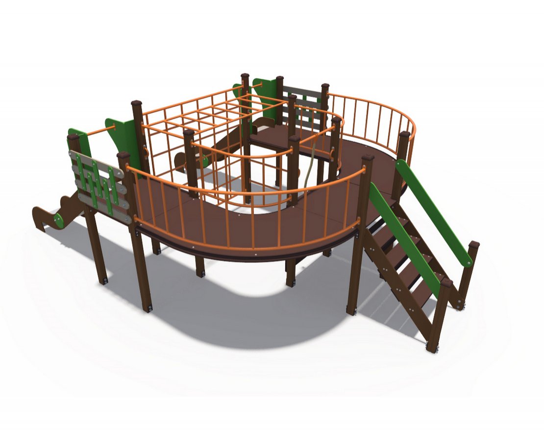 Уличный ДСК Май Встречные мосты Н-1200 ДИО 04051 - вид 1